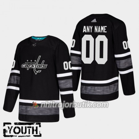 Barn Ishockey Washington Capitals tröja med eget tryck Svart 2019 All-Star Adidas Authentic Barn Ishockey Washington Capitals tröja med eget tryck Svart 2019 All-Star Adidas Authentic
